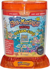 Sea Monkeys Ocean Zoo Neon Worlds Only Instant Pets Assorted Colors Ages 6 Pack of 1