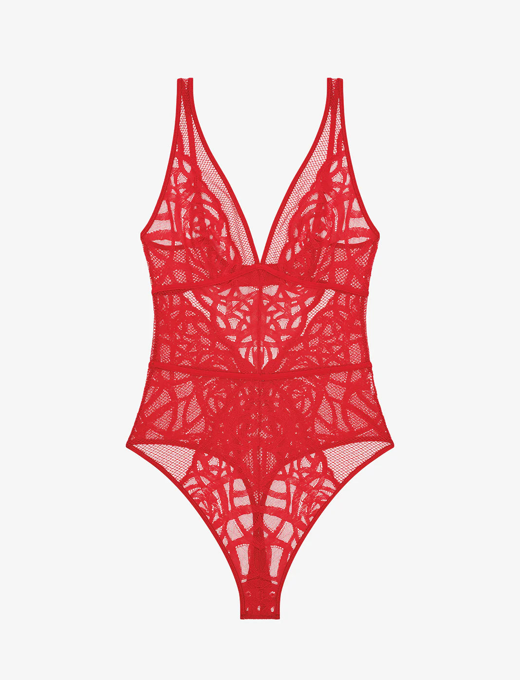 Rose Lace Unlined Bodysuit