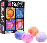 NeeDoh Teenie Swirl 4 Pack Sensory Squeeze Toy 15 in Diameter Colors May Vary