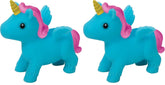 Itsy Bitsy Unicorn Squeezable and Stretchable Toy Color May Vary Pack of 2