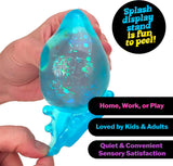 Needoh Dream Drop Sensory Squeeze Toy with Super Solid Squish 225 Cube Colors May Vary Pack of 1 Bilingual Packaging