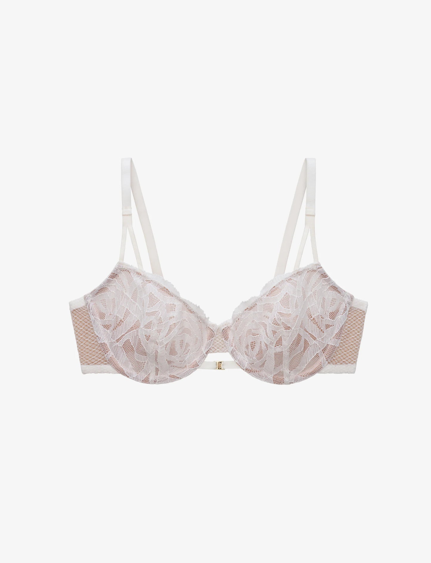 Rose Lace Unlined Demi Bra