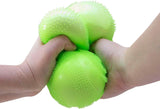 Super NeeDoh Fuzzball Stress Ball Fidget Toy Huge 45 in Diameter Jumbo Squishy Squeezy Fun Colors Assorted 1 Per Pack