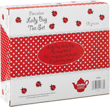 Ladybug Porcelain Tea Set White