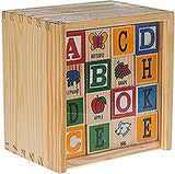 ABC Wooden Alphabet Blocks Toy
