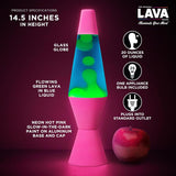Lava The Original Lamp 145 Neon Pink Classic Liquid Motion Lamp Green Yellow and Blue Liquid Item 2383 Amazon Exclusive