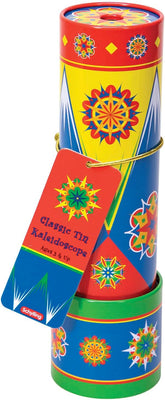 Classic Tin Kaleidoscope Fun Colorful Pattern Changing Toy Durable Tin with Multicolored Beads Ages 3 and Up One Piece