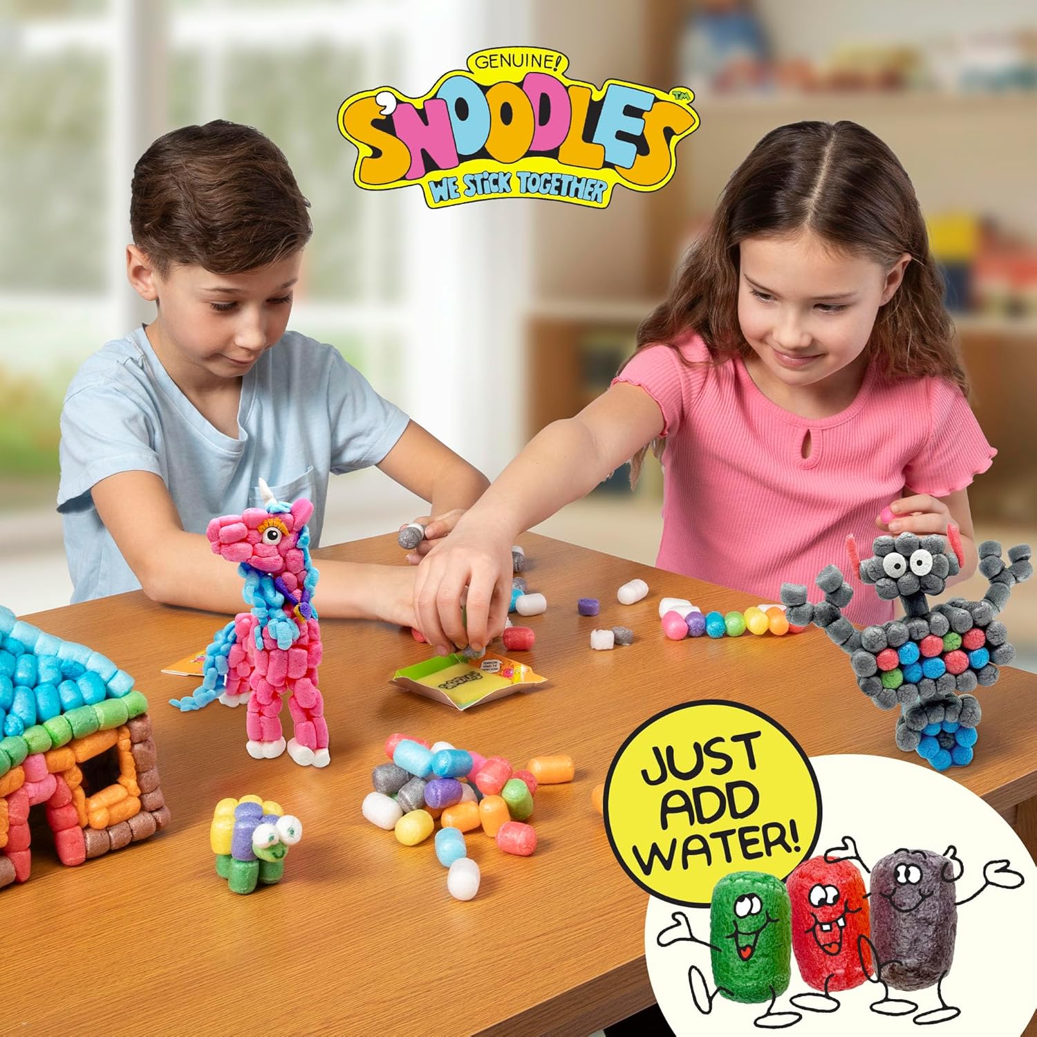 SNoodles Creative Building Craft Kit Just Add Water Ages 4 and Up One Kit