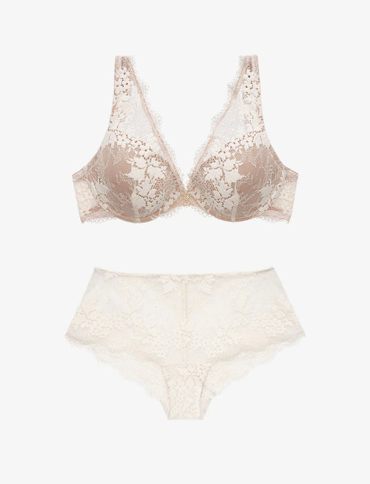 All Day Lace Uplift Plunge  + Cheeky Set
