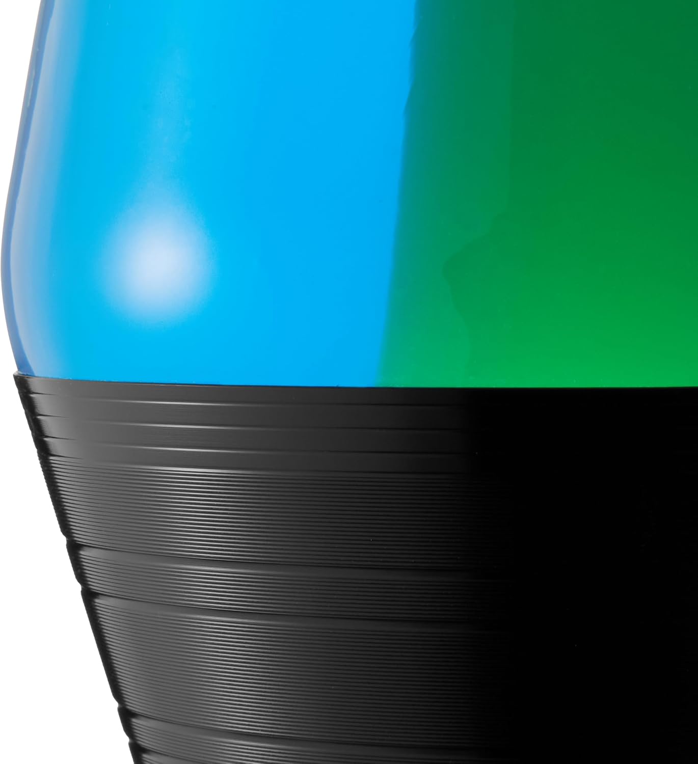 Lava The Original Lamp 145 Vinyl Record Grooved Base Classic Liquid Motion Lamp Yellow and Blue Liquid Item 2020 Amazon Exclusive