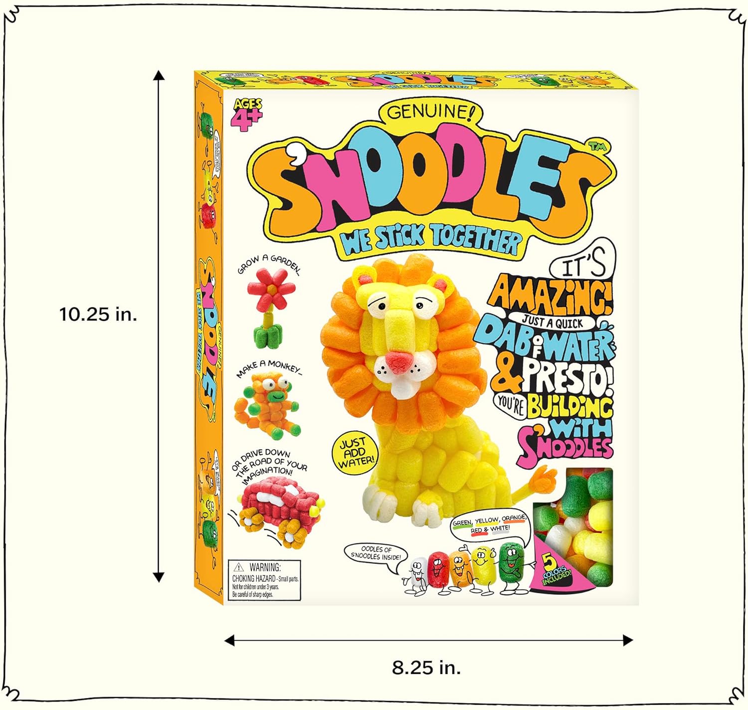 SNoodles Creative Building Craft Kit Just Add Water Ages 4 and Up One Kit