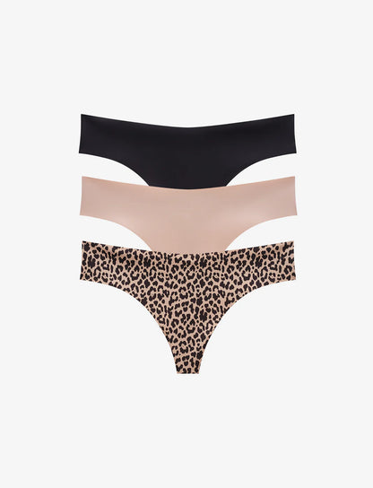 Zero Edge™ No-Show Thong - 3 Pack