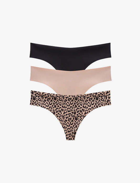 Zero Edge™ No-Show Thong - 3 Pack