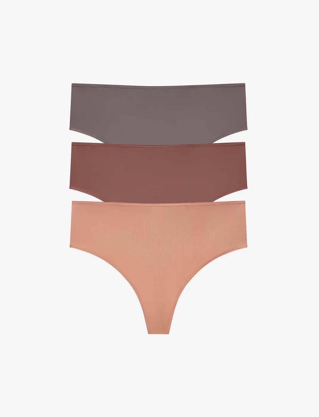 24/7® Classic High Waist Thong - 3 Pack