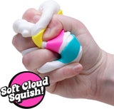 Needoh Peace O Cake Sensory Squeeze Toy Colors May Vary