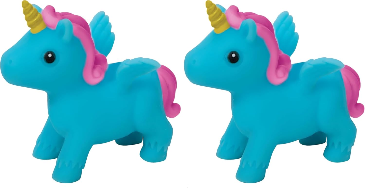 Itsy Bitsy Unicorn Squeezable and Stretchable Toy Color May Vary Pack of 2