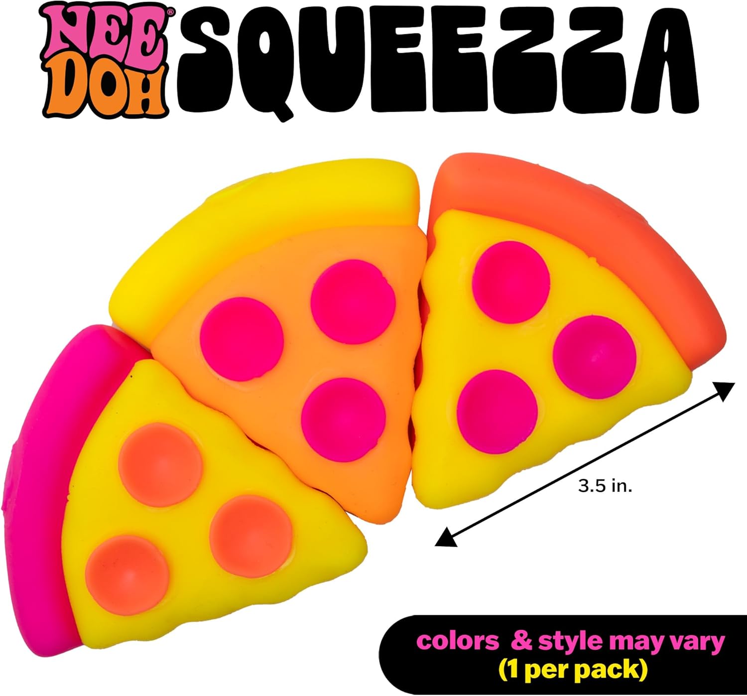 Needoh Squeezza Sensory Squeeze Toy Colors May Vary