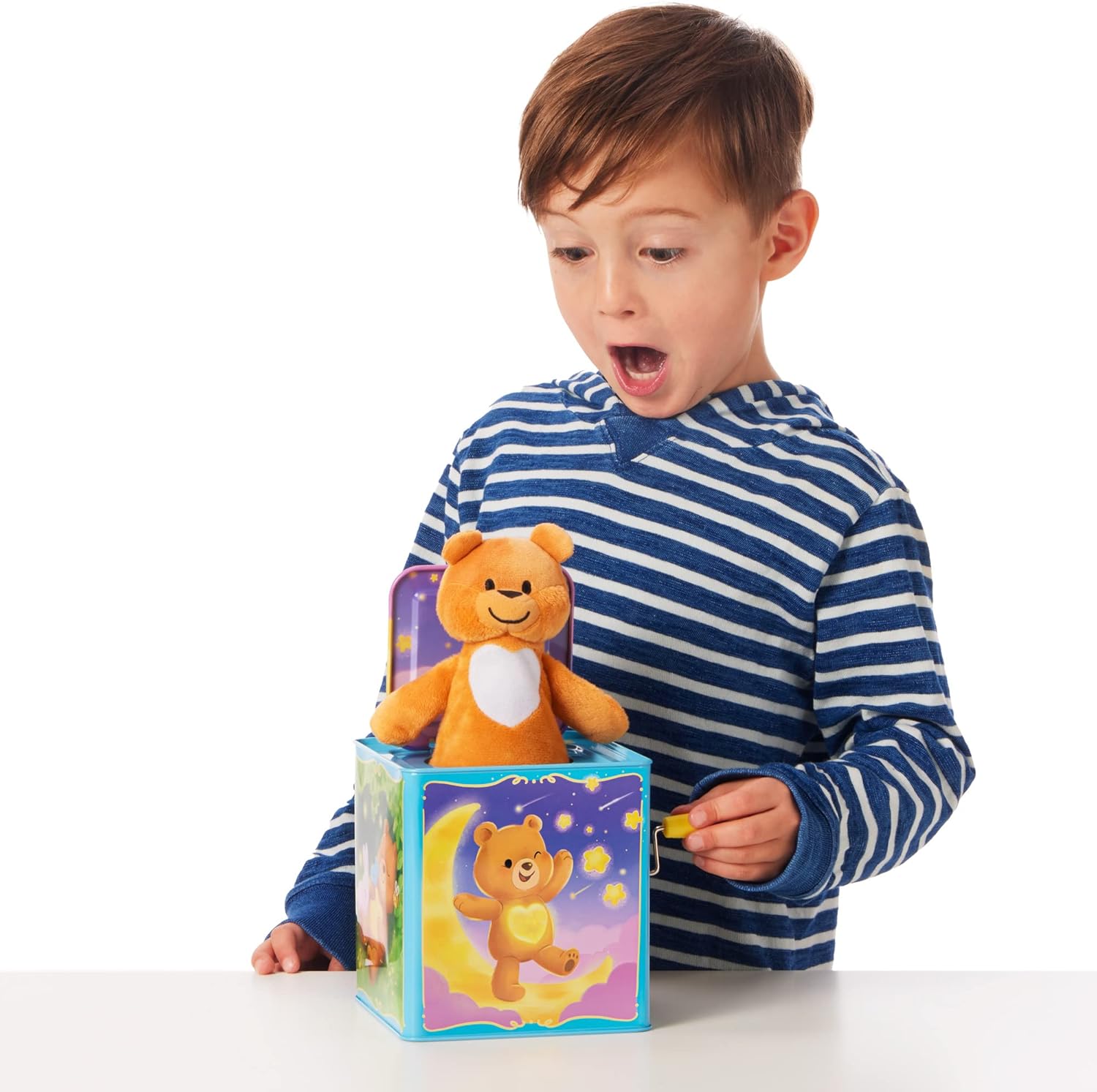 Teddy Bear Pop N Glow Jack in The Box 18mo TPGJB Small