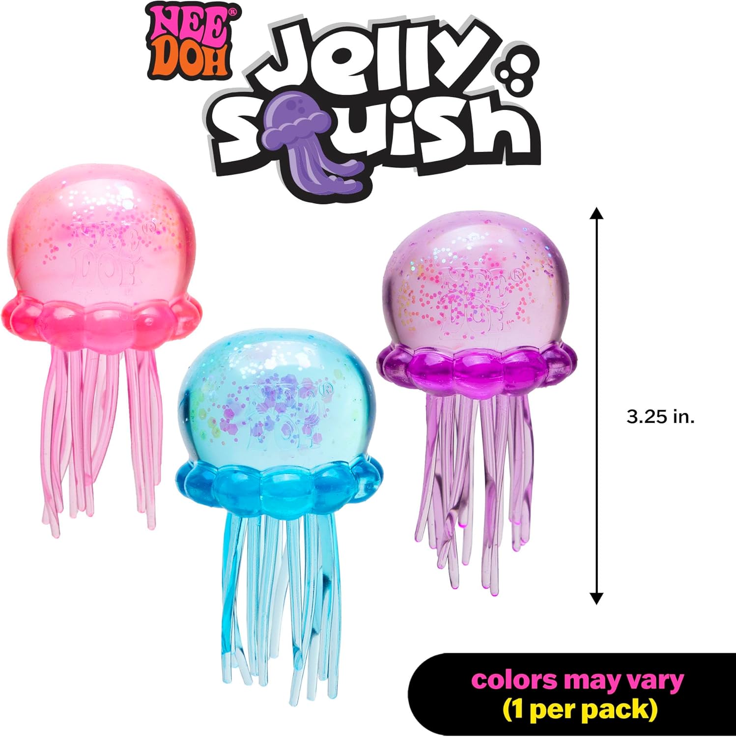 Needoh Jelly Squish Sensory Squeeze Toy Colors May Vary