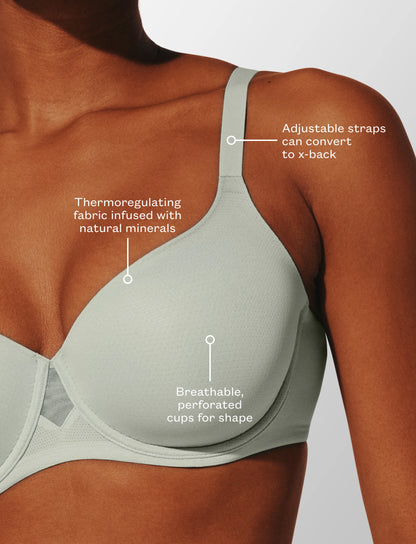 Thermoregulating TempSync™ T-Shirt Bra