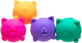 NeeDoh Cool Kitten Teenie Needoh 4 Pack Sensory Squeeze Toy 15 in Diameter Colors May Vary