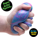 NeeDoh Nice Cube Swirl Sensory Toy with a Super Solid Squish Unique Swirling Color Blend Ages 3 and Up Purple Blue One Cube Per Pack