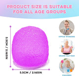 Squishy Fidget Toys Stress for Kids and Adults Super Solid Squeeze BallSensory for Stress Relief Birthday Easter Basket Stuffers and Party Favors Purple