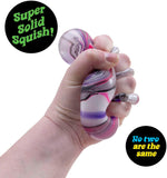 NeeDoh Nice Cube Swirl Sensory Toy with a Super Solid Squish Unique Swirling Color Blend Color May Vary 1 Per Pack