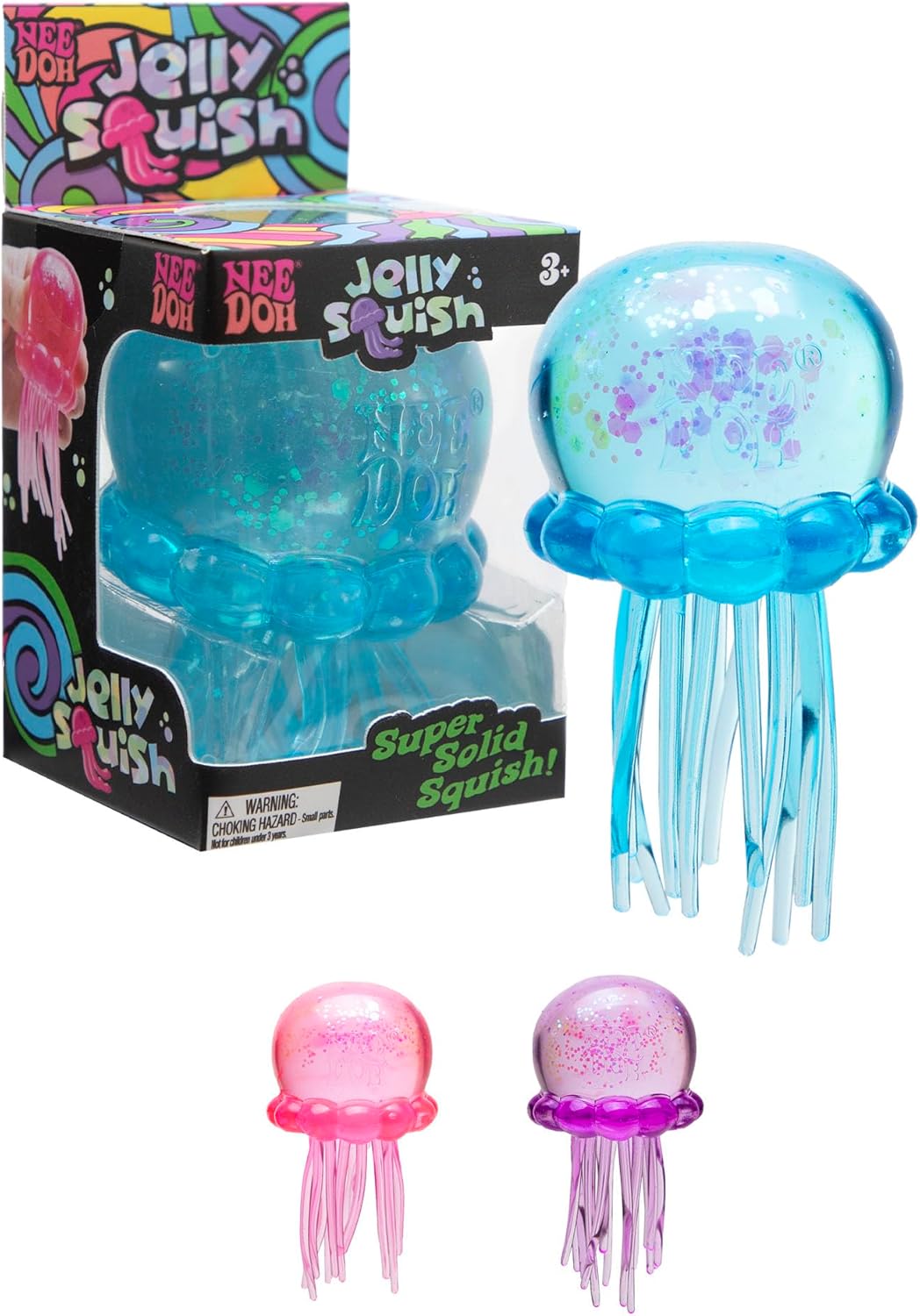 Needoh Jelly Squish Sensory Squeeze Toy Colors May Vary