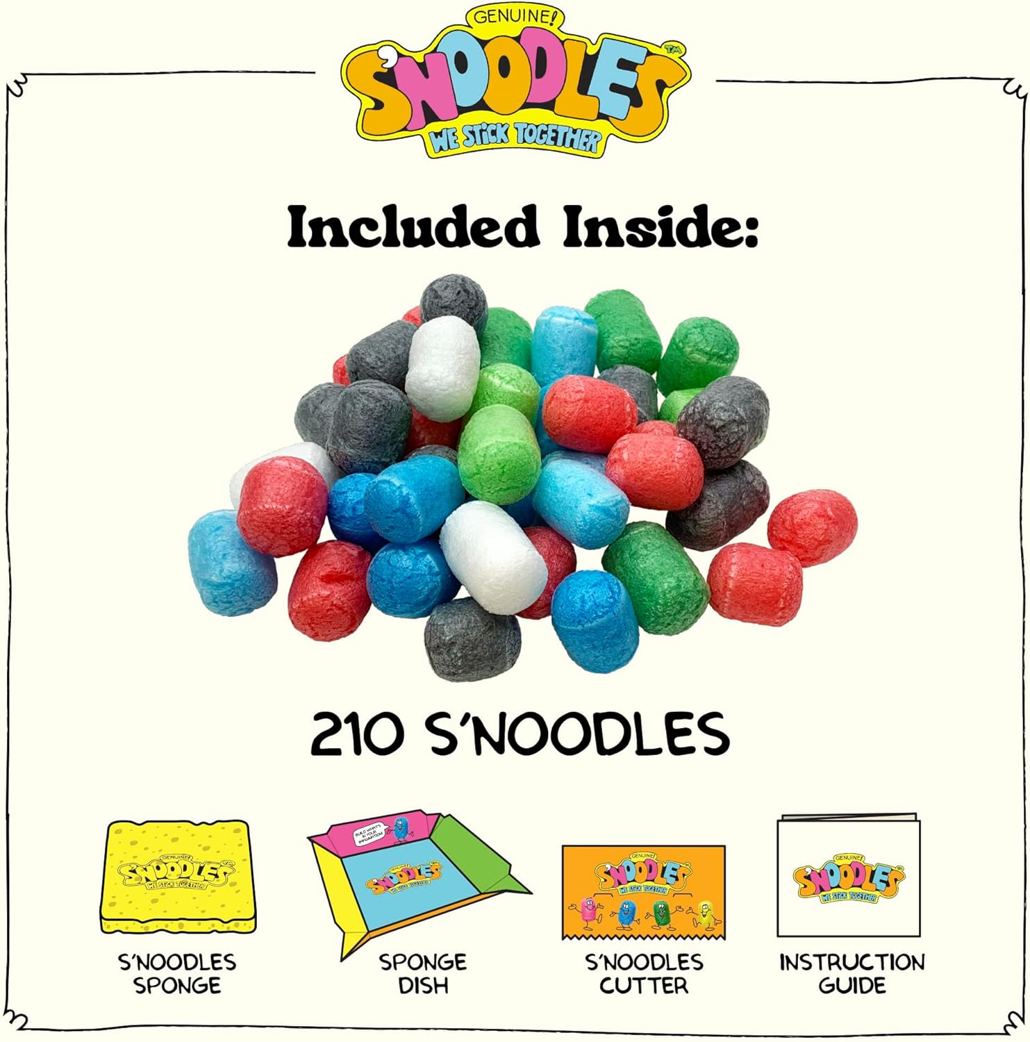 SNoodles Creative Building Craft Kit Just Add Water Ages 4 and Up One Kit
