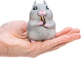 Chonky Cheeks Hamster Squishy Squeeze Toy Color May Vary Age 3 Pack of 1