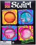 NeeDoh Teenie Swirl 4 Pack Sensory Squeeze Toy 15 in Diameter Colors May Vary