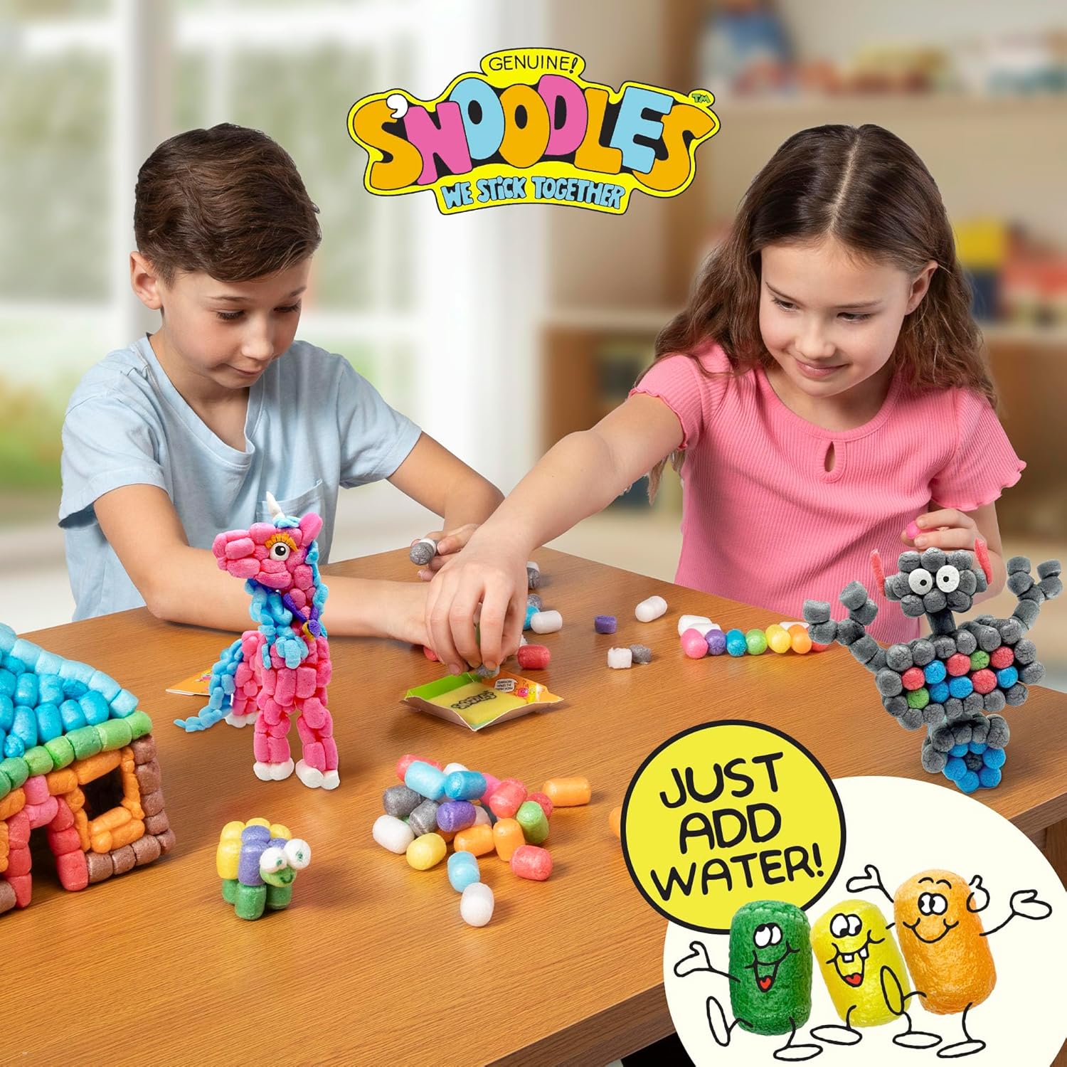 SNoodles Creative Building Craft Kit Just Add Water Ages 4 and Up One Kit