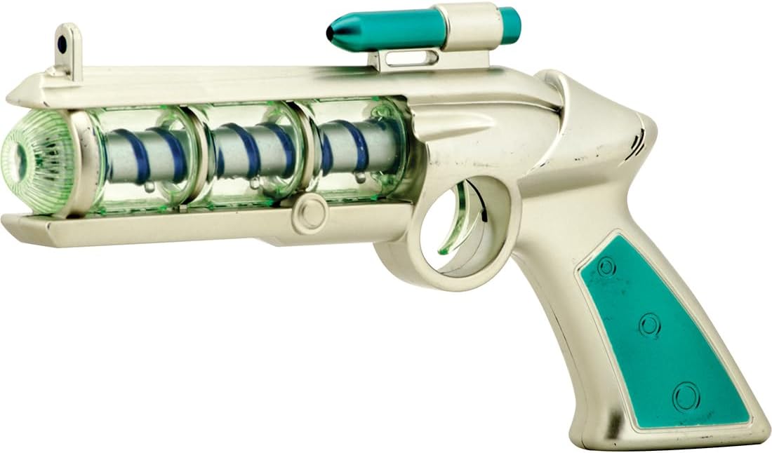 Cosmic Shock Phaser Kids Blaster Toy for Pretend Play Lights Up and Spins Ages 3 and Up