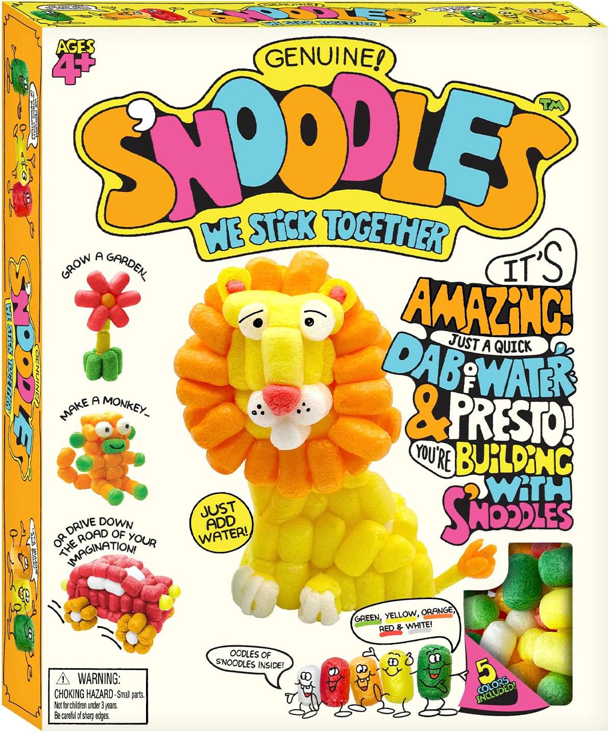 SNoodles Creative Building Craft Kit Just Add Water Ages 4 and Up One Kit