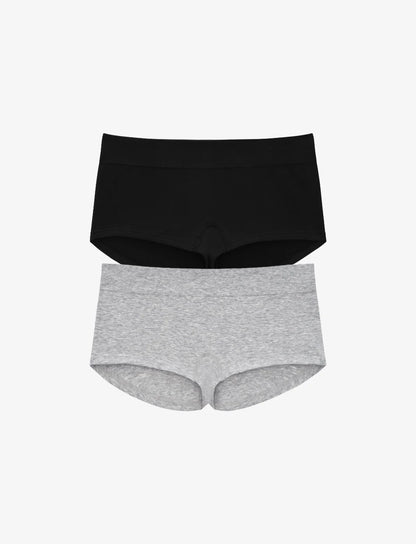 Seamless Cloud Cotton Boyshort - 2 Pack