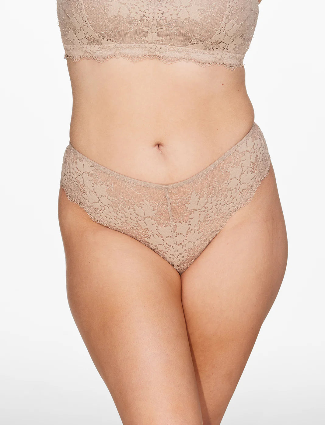 All Day Lace T-Shirt Bra + Thong Set