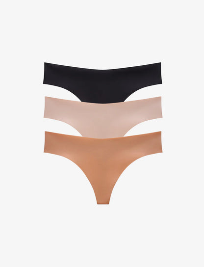 Zero Edge™ No-Show Thong - 3 Pack