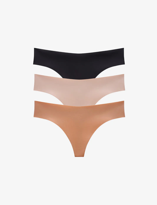 Zero Edge™ No-Show Thong - 3 Pack