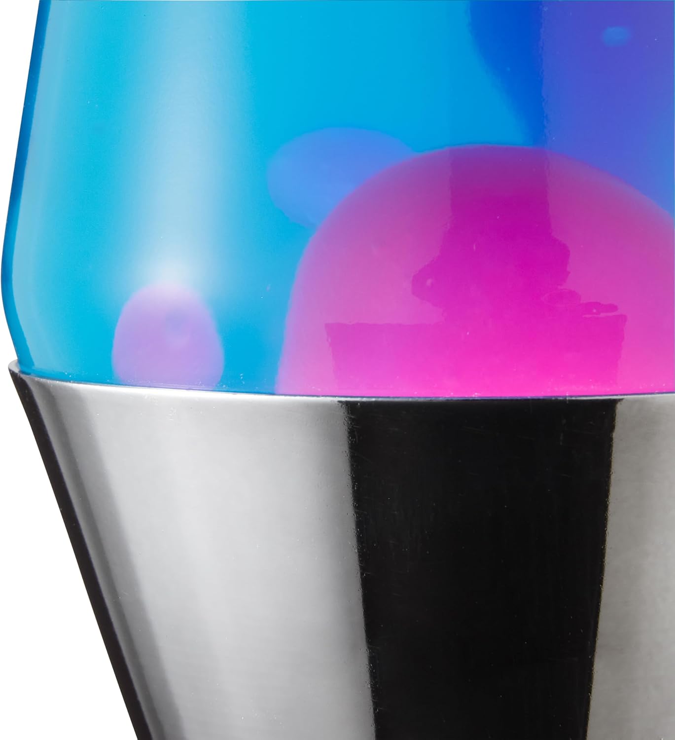 The Original Lava Lamp 145 Techno Chrome Classic Liquid Motion Lamp Pink Lava and Blue Liquid Item 2097 Amazon Exclusive