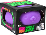 NeeDoh Funky PupGroovy Glob Squishy Squeezy Stretchy Stress Fidget Balls Gift Set Party Bundle 3 Pack Assorted