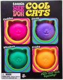 NeeDoh Cool Kitten Teenie Needoh 4 Pack Sensory Squeeze Toy 15 in Diameter Colors May Vary