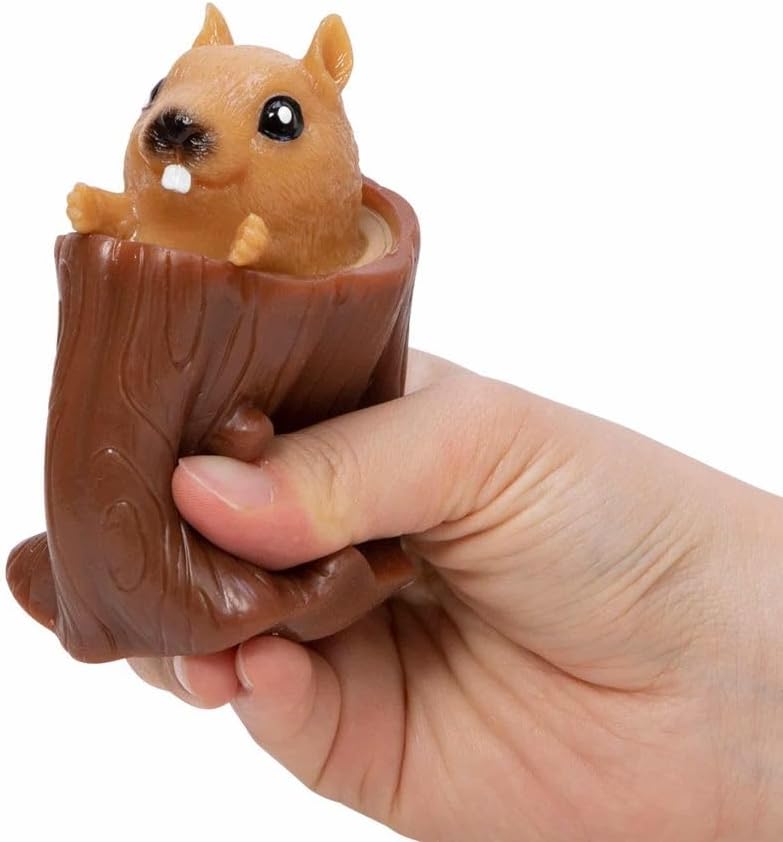 Nutty Squirrel Popper Toy Squish Toy Age 3 Pack of 1