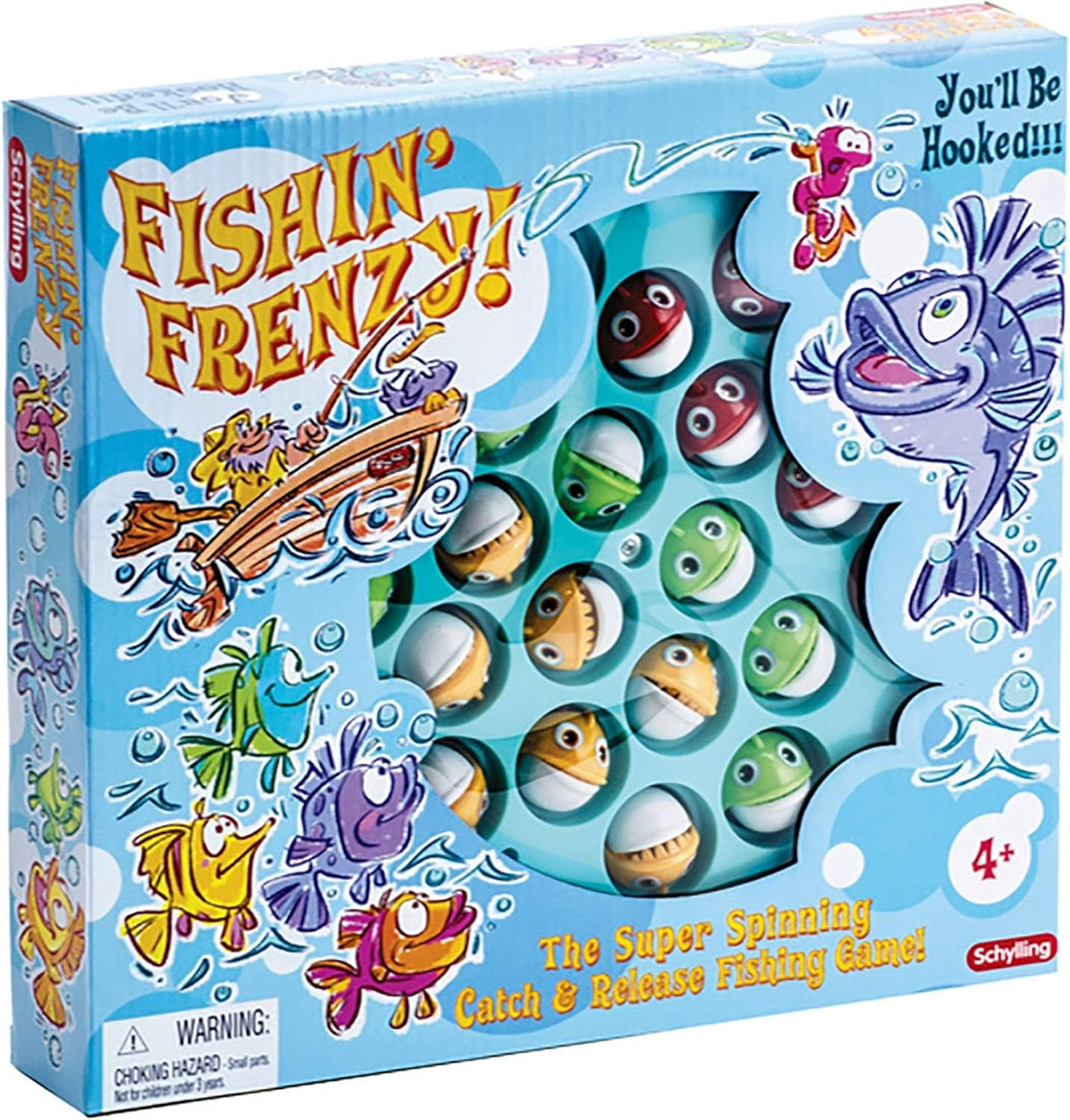 Fishing Frenzy Action Game Blue Large