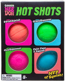 NeeDoh Hot Shot Teenie Needoh 4 Pack Sensory Squeeze Toy 15 in Diameter Colors May Vary
