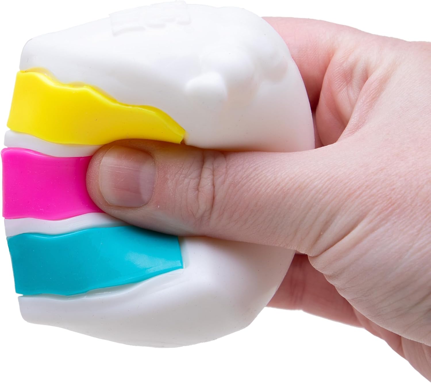 Needoh Peace O Cake Sensory Squeeze Toy Colors May Vary