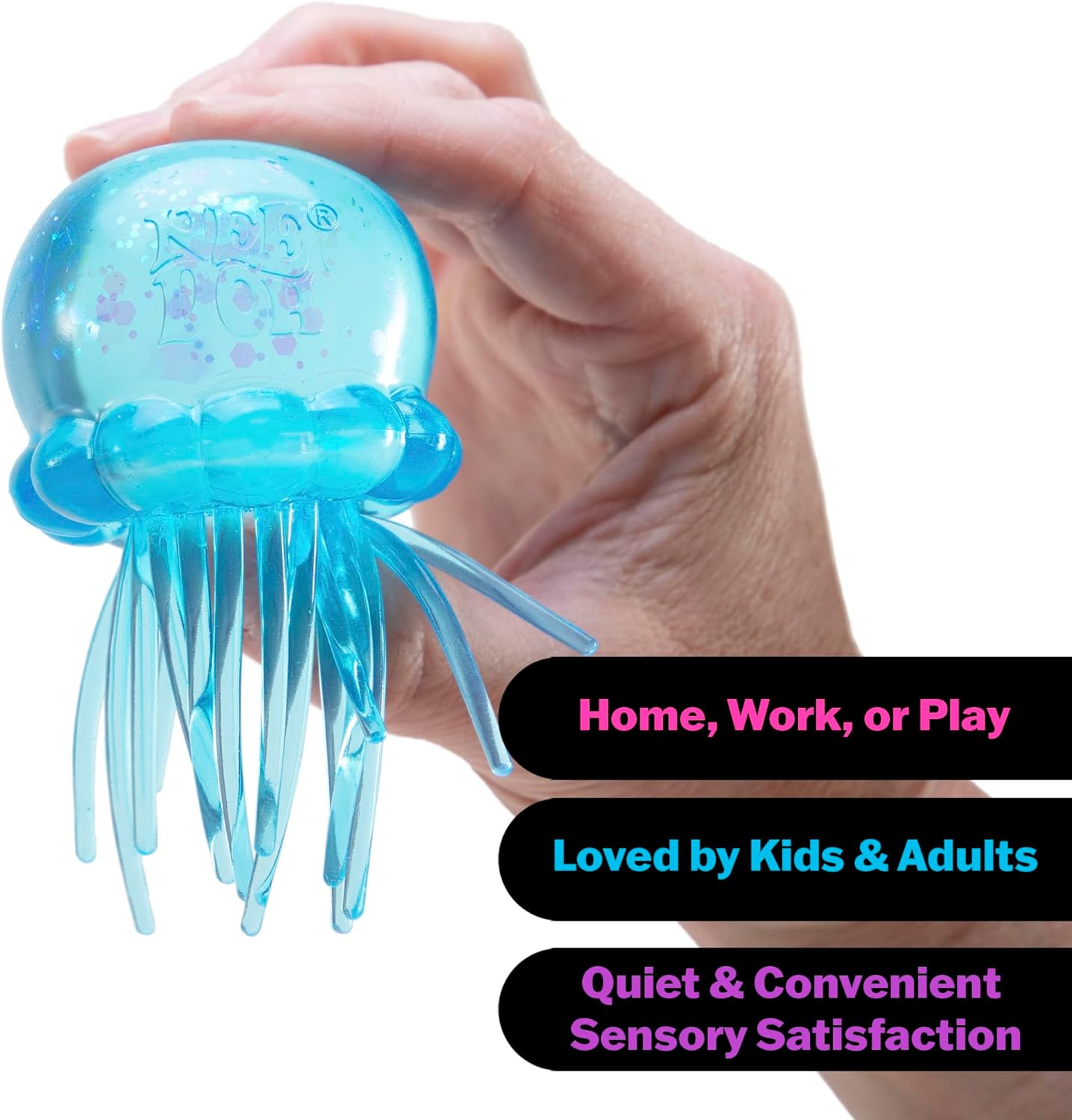 Needoh Jelly Squish Sensory Squeeze Toy Colors May Vary